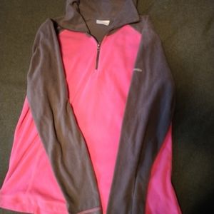 Pink/gray Columbia pullover